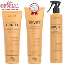 Trivitt - Condicionador 200ml + Fluido para escova 300ml + Shampoo 250ml