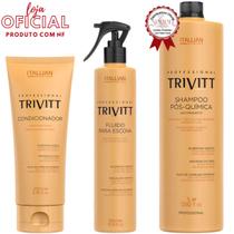 Trivitt - Condicionador + Fluido para Escova + Shampoo 1L Trivitt - Condicionador + Fluido para Escova + Shampoo 1L