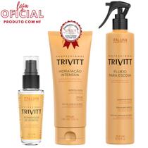 Trivitt Fluido Escova + Hidratação 200g+ Reparador de Pontas