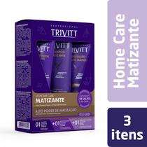 Trivitt kit home care matizante (shampoo+condicionador+hidratação)