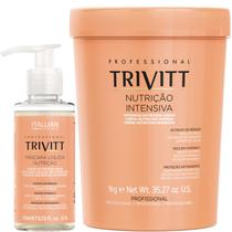 Trivitt - Kit Máscara Liquida de Nutrição 110ml com Nutrição Intensiva 1kg Antifrizz, Anti-oxidante