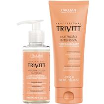 Trivitt - Kit Máscara Liquida de Nutrição 110ml com Nutrição Intensiva 200g Antifrizz, Anti-oxidante
