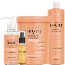 Trivitt - Kit Máscara Liquida de Nutrição com Kit Profissional Nutrição e Power Oil 30ml