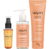 Trivitt - Kit Máscara Liquida de Nutrição com Power Oil 30ml e Shampoo Nutritivo 250ml