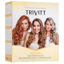 Trivitt Profissional Kit Shampoo Fluido Cauterização Máscara