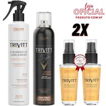Trivitt - Segredo Cabeleireiro + Brilho Intenso + 02 Reparador de Pontas Trivitt - Segredo Cabeleireiro + Brilho Intenso + 02 Reparador de Pontas