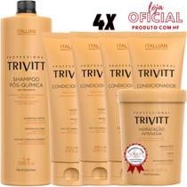 Trivitt - Shampoo 1L + 4 Und. Condicionador 200ml + Hidratação 1Kg - Itallian Hairtech