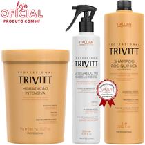 Trivitt Shampoo + Hidratação + Reconstrutor O Segredo do Cabeleireiro
