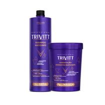 Trivitt Shampoo Matizante 1L + Hidratação Intensiva Matizante 1kg