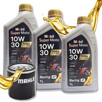 Troca de Óleo Cb 500x Cbr 500 Cbr 600f Mobil Sintético 10w30 Alto Desempenho e Filtro