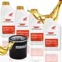 Troca de Óleo Cbr 650f Cb 600r Cbr 600f Cb 650r Honda 10w30 Com Filtro