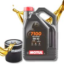 Troca de Óleo Cbr 650f Cb 650r Nc 750x Motul 5w40 Sintético Com Filtro
