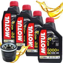 Troca de Oleo e Filtro Suzuki VStorm 1000 / Gsx-R 1000 Motul 10w40 4 Litros