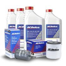 Troca De Oleo Filtros 5w30 Semissintetico Acdelco Onix 1.0,1.4,flex prisma agile 1.4 celta