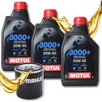 Troca de Óleo Hornet 600f Motul 20w50 Filtro Troca de Óleo Hornet 600f Motul 20w50 Filtro