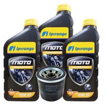 Troca de Óleo Ipiranga 20w50 Mineral (3 Litros) + Filtro Suzuki Gsx-R 750 Srad / Gsx-R 1000 Srad / Gsx-R 600 Srad / Vstorm 1000 Troca de Óleo Ipiranga 20w50 Mineral (3 Litros) + Filtro Suzuki Gsx-R 750 Srad / Gsx-R 1000 Srad / Gsx-R 600 Srad / Vstorm 1000
