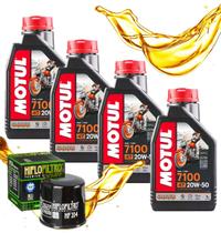 Troca de Óleo Kawasaki Ninja 1000 / Z1000 Motul 7100 20w50 + Filtro Hiflo Troca de Óleo Kawasaki Ninja 1000 / Z1000 Motul 7100 20w50 + Filtro Hiflo