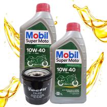 Troca de Óleo Kawasaki Ninja 650 Versys 650 Z 650 Mobil 10w40 + Filtro