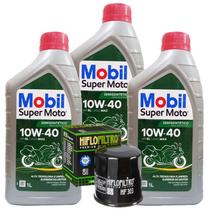 Troca de Óleo Kawasaki Z400 Z650 Versys 650 Ninja 650 Mobil 10w40 + Filtro