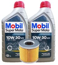 Troca de Oleo Mobil 10w30 Cb 250f Twister / Cbx 250 Twister / Cb 300 + Filtro