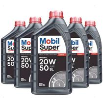 Troca de Óleo Mobil Super 20w50 Mineral API SL Para Carro 5L