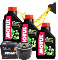 Troca de Oleo Motul 5100 15W50 Bmw F 800 Gs + Filtro Fram PH6114