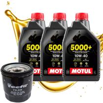 Troca de Óleo Mt 03 Yzf R3 Mt 07 Mt 09 Motul 5000 10w40 Com Filtro