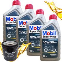 Troca de Óleo Nc 750x / Nc 700x Mobil 10w30 4 Litros + FIltro