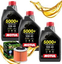 Troca de Óleo Para Bmw F650 Gs G650 Gs Motul 10w40 Com Filtro Hiflo
