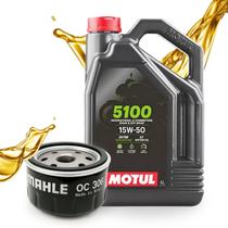Troca de Óleo Para Bmw R1200 Gs Galão Motul 5100 15w50 Com Filtro