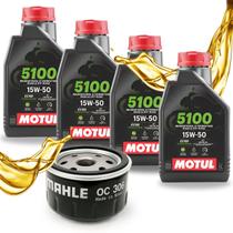 Troca de Óleo Para Bmw R1250 Gs R1200 Gs Motul 5100 15w50 Com Filtro