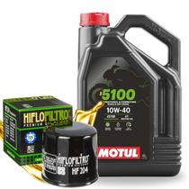 Troca de Óleo Para Kawasaki Versys 1000 Ninja 1000 Vulcan 900 Z800 Motul 10w40 Com Filtro Hiflo