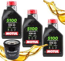 Troca de Óleo Para Suzuki Gladius 650 Inazuma 250 Bandit 650 Motul 5100 10w40 Com Filtro