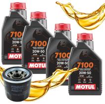 Troca de Óleo Para Suzuki GsxR 750 Srad Gsxr 1000 Srad Bandit 1250 Motul 7100 Com Filtro