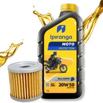 Troca de Óleo Para Suzuki Intruder 125 Yes 125 Ipiranga 20w50 Com Filtro