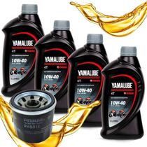 Troca de Óleo Para Suzuki Vstrom 1000 Bandit 1200 Yamalube 10w40 Com Filtro