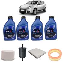 Troca De Oleo Renault Sandero 1.6 8v 2014 em Diante Elf 10w40