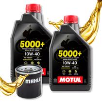 Troca de Óleo Vulcan 650 Versys 650 Er6N Motul 5000 10w40 Com Filtro