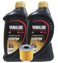 Troca de Óleo Xmax 250 Yamalube Scooter 10w40 2 Litros + Filtro