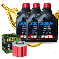 Troca de Óleo Xt 600 Teneré Virago 535 Motul 20w50 Com Filtro Hiflo Troca de Óleo Xt 600 Teneré Virago 535 Motul 20w50 Com Filtro Hiflo
