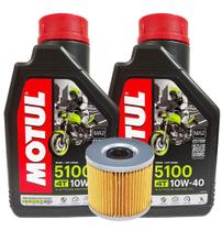 Troca De Oleo Yamaha Fazer 250 Motul 5100 10w40 + Filtro - MOTUL / VEDAMOTORS