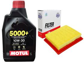 Troca Filtro Ar E Óleo Motul 5000 10w30 Xre 190 2016 Á 2024