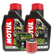 Troca Filtro E Oleo Fazer 250 Motul 5100 10w40+ Filtro Hf140