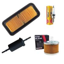 Troca Filtros E Vela Fz 15 Combustivel Ar Oleo + Vela Ngk Troca Filtros E Vela Fz 15 Combustivel Ar Oleo + Vela Ngk