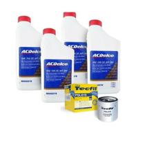 Troca Oleo 5w30 Ac Delco Semissintetico e Filtro Oleo Flex Celta Classic Prisma Onix Spin