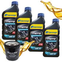Troca Oleo E Filtro Versys 1000 Z800 Z900 Z750 4 Lts 10w40