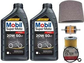 Troca Óleo Filtro Xlx 250 350 Sahara Honda Kit Mobil 20w50