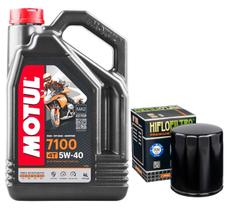 Troca Oleo Harley Road King Classic Motul 7100 5w40 + Hf170b