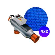 Trocador Aquecedor Ions Piscina Auto Capa Termica 300 Micras