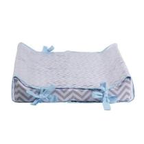 Trocador Bebe americano chevron rosa